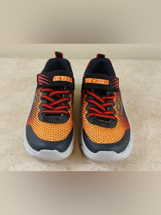 Skechers Other - Skechers Kids Orange and Black Lightweight Athletic Sneakers